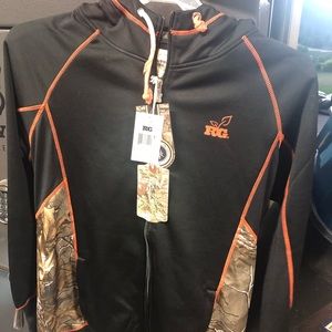 Realtree Womens Black And Camo Jacket